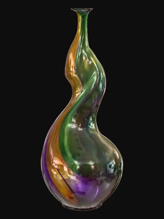 3D model for polished carnival glass sculpture 