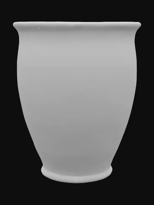 3D model for high gloss colorful pottery planter