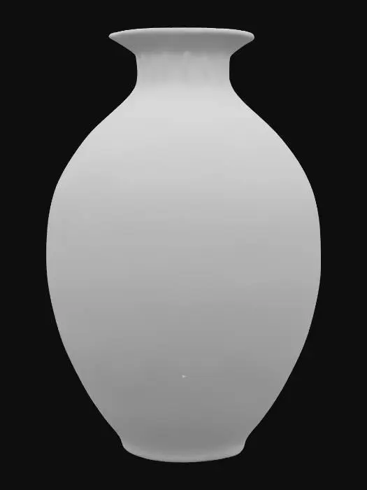 3D model for high gloss colorful pottery