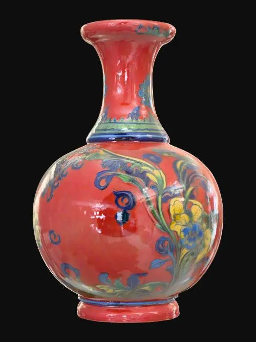 3D model for high gloss colorful pottery