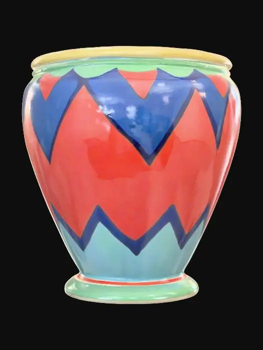 3D model for high gloss colorful pottery planter