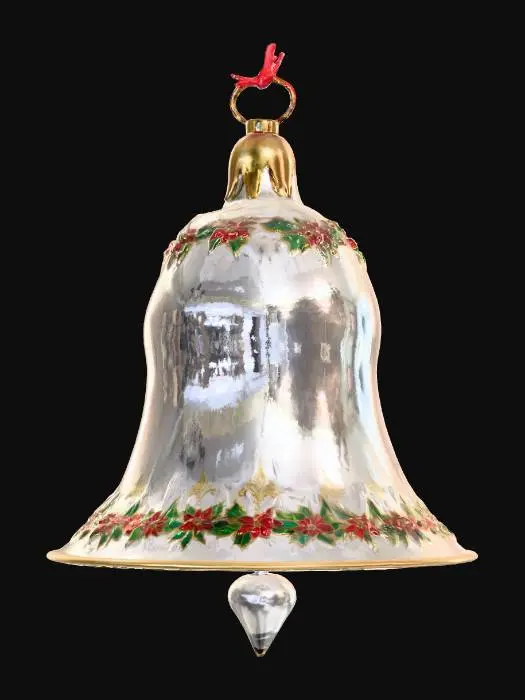 3D model for glass vintage Christmas ornament 