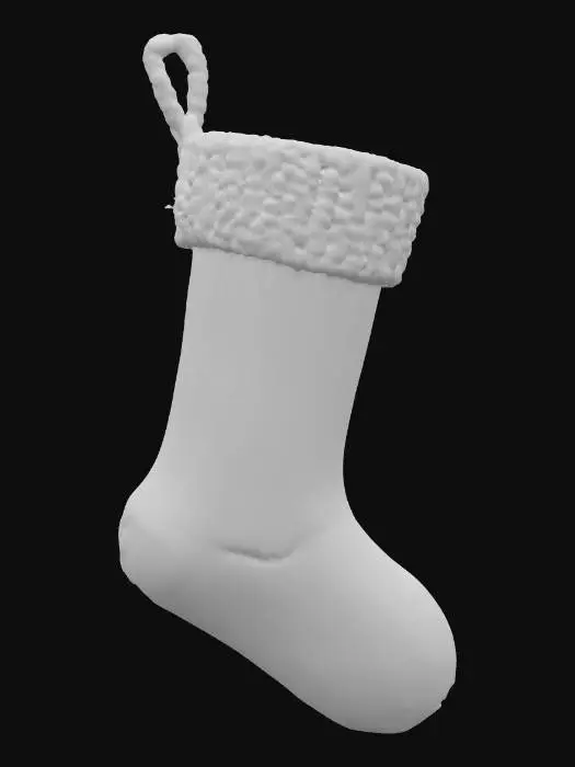 3D model for Striped Knitted Stocking