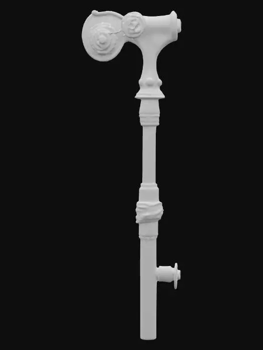 3D model for steampunk cane