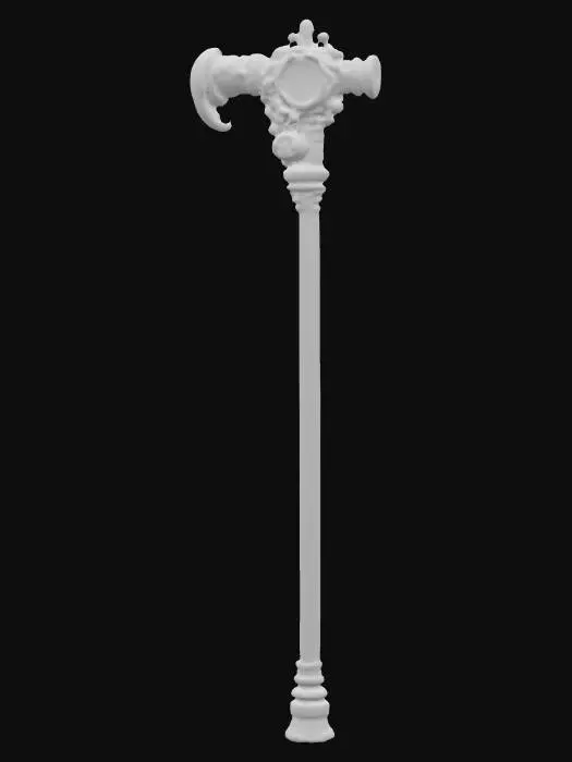 3D model for steampunk cane