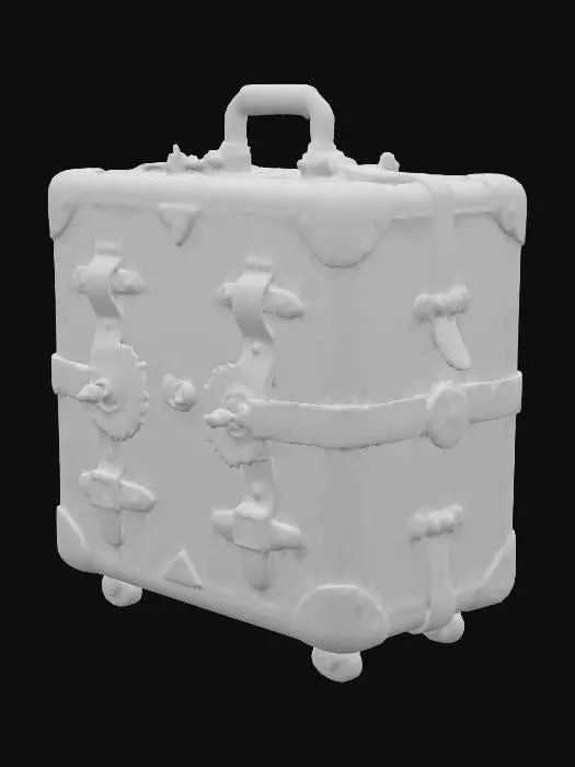 3D model for steampunk suitcase