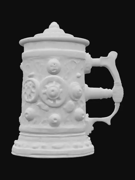 3D model for steampunk tankard mug