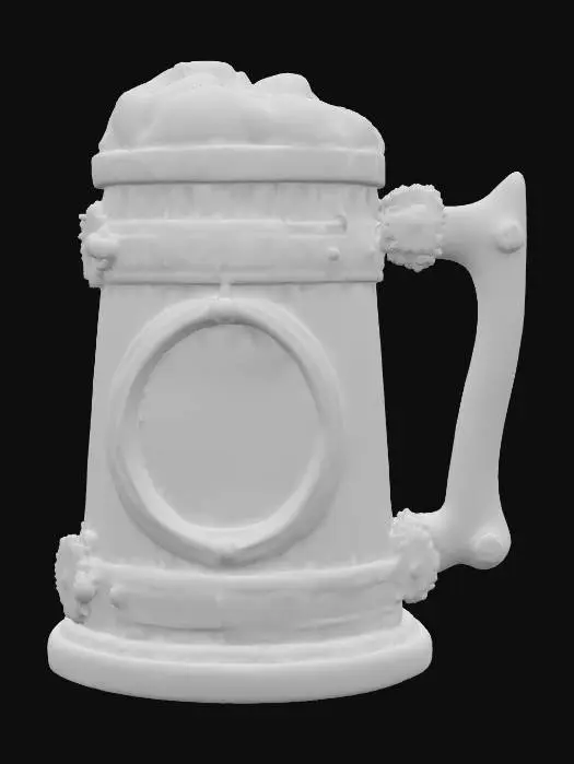 3D model for steampunk tankard mug