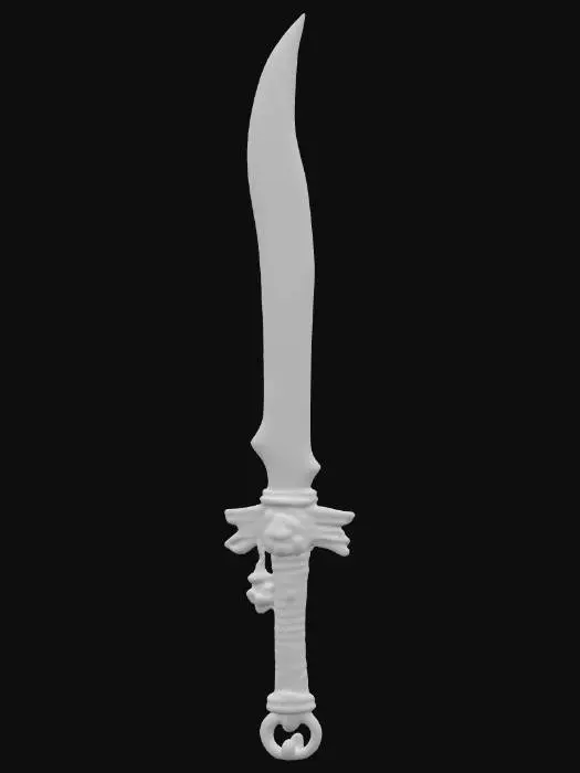 3D model for pirate sword, game ready