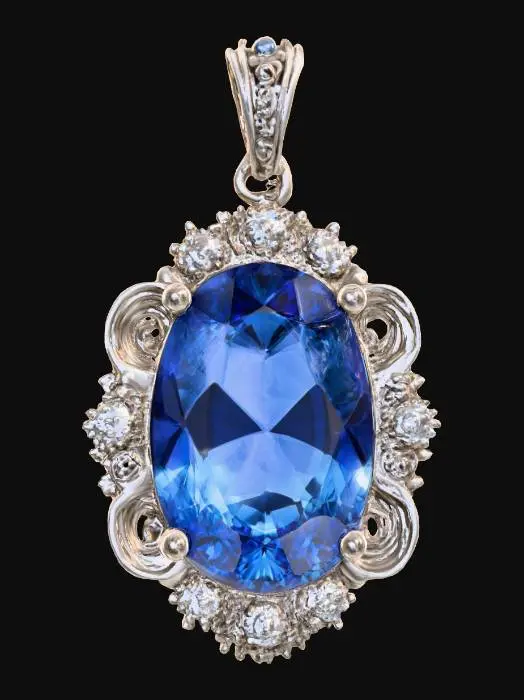 3D model for jewelry pendant with no chain