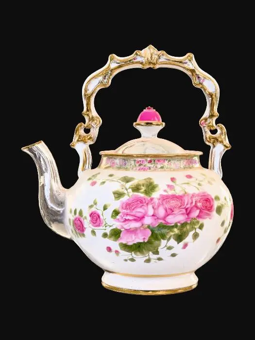 3D model for Elegant Floral Teapot