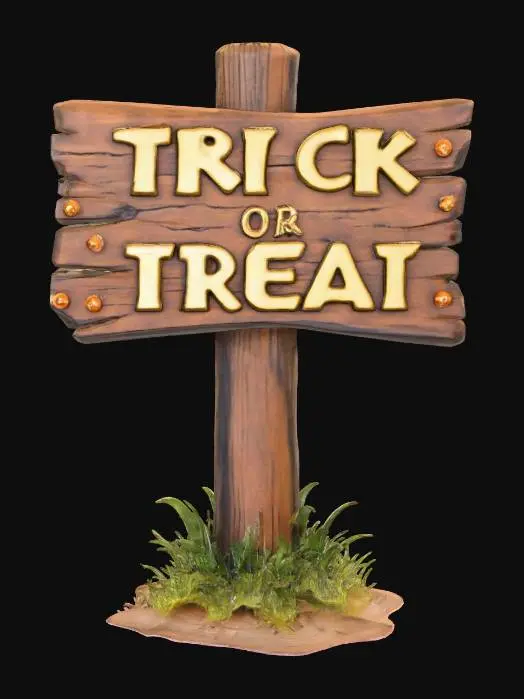3D model for Halloween Signpost, #Halloween2025#