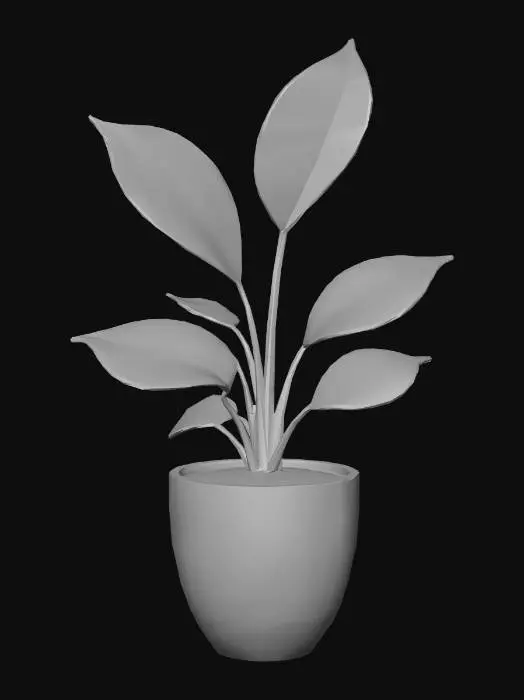 3D model for Potted Serenity