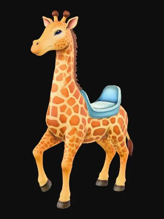 3D model for Giraffe with Saddle