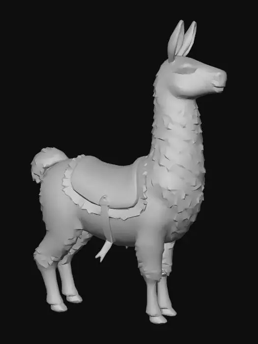 3D model for Regal Llama