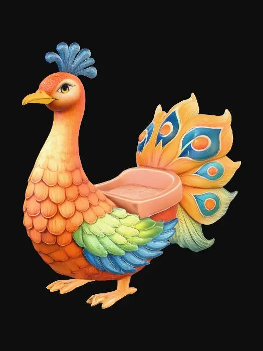 3D model for Prismatic Peacock