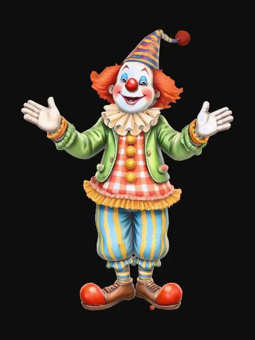 3D model for Joyful Clown