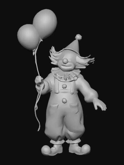 3D model for Joyful Balloon Clown