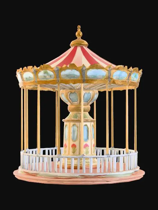 3D model for Golden Carousel