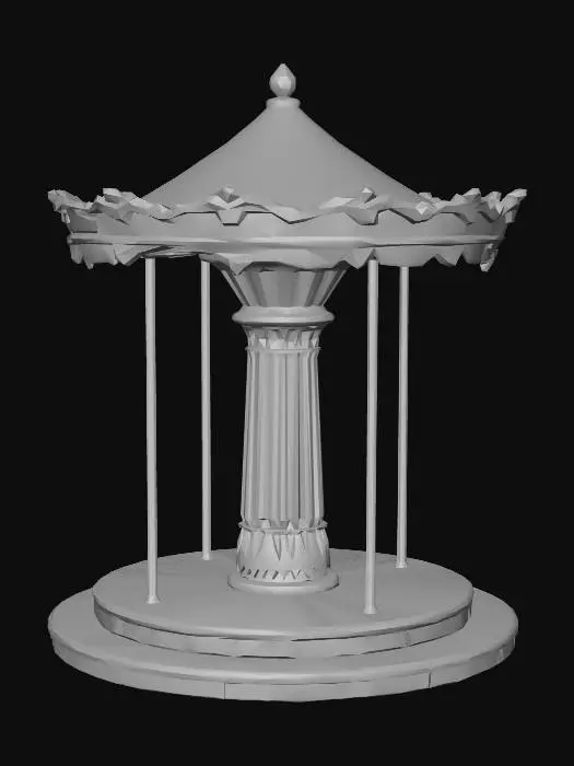 3D model for Ornate Carousel