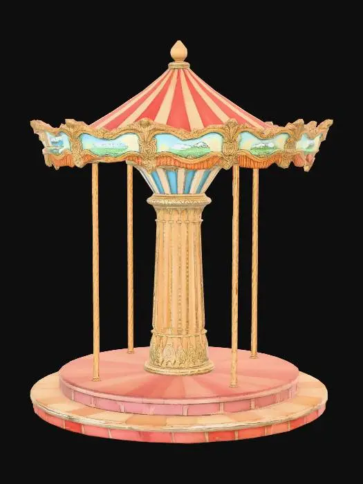 3D model for Ornate Carousel