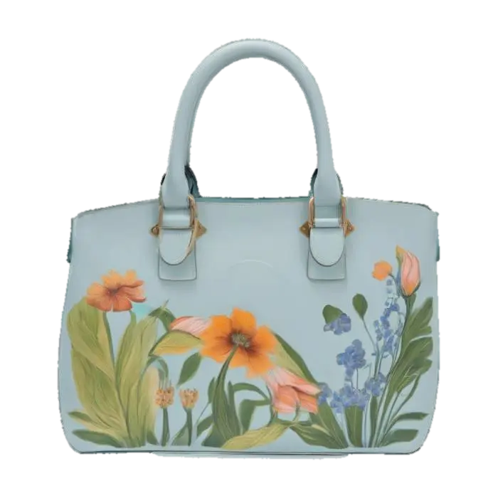simple handbag purse, ultra realistic, Solid inside or solid top, closed, just make… 3D model, vytvořený pomocí AI