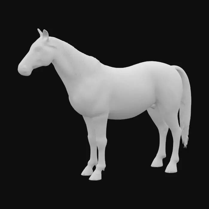 3D model for realistic horse