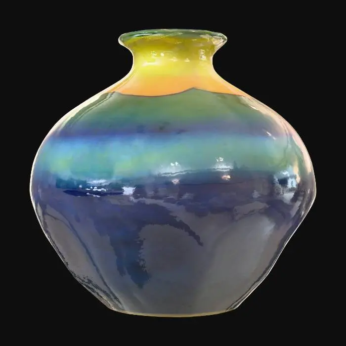 3D model for high gloss colorful pottery