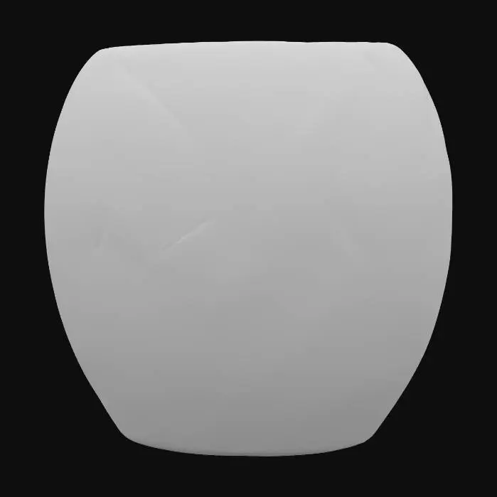 3D model for high gloss colorful pottery planter