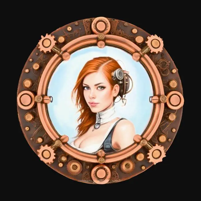3D model for steampunk picture frame