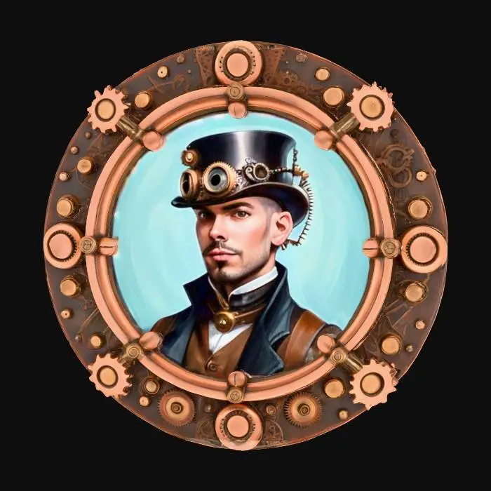 3D model for steampunk picture frame