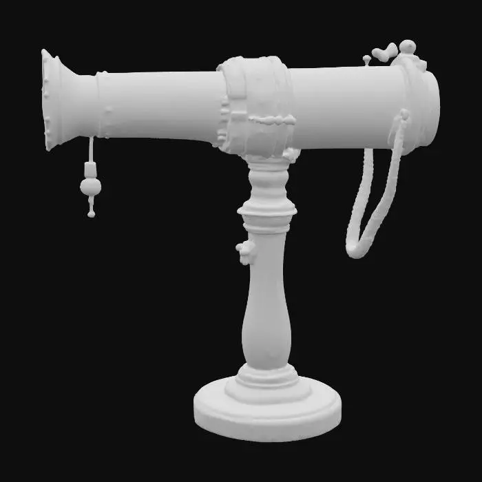 3D model for pirate telescope, game ready