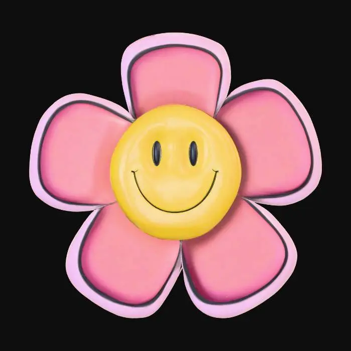 3D model for Smiley Flower