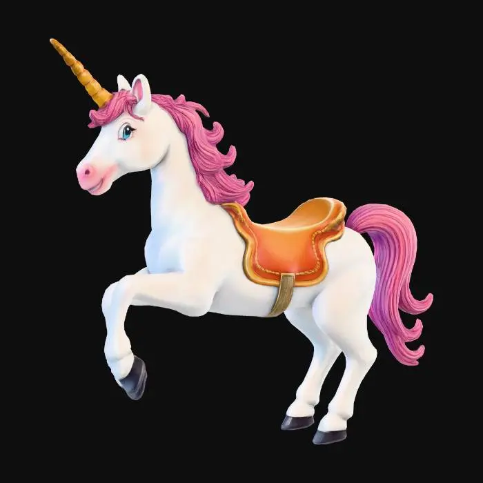 3D model for Carnival Unicorn Seat