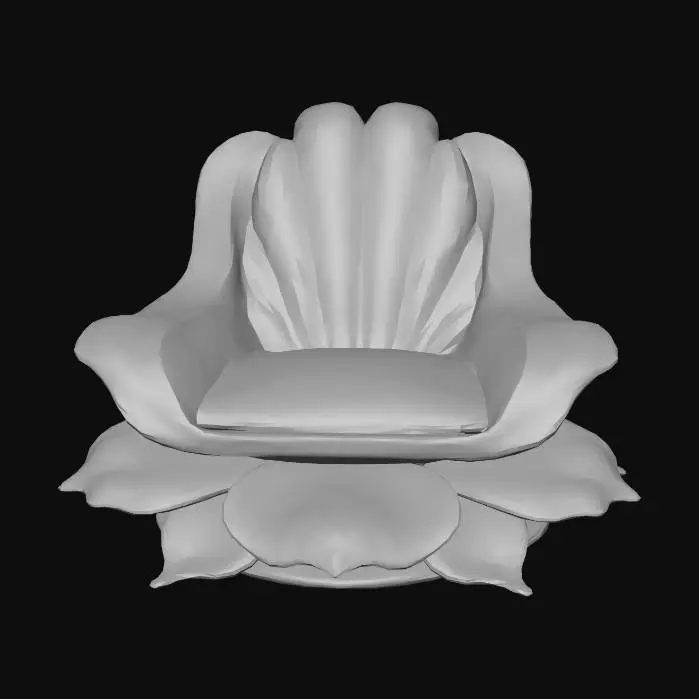 3D model for Petal Throne