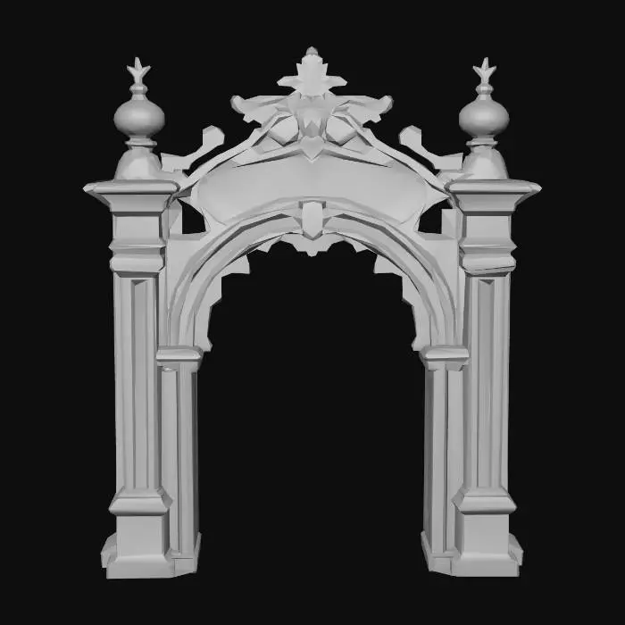 3D model for Ornate Carnival Archway
