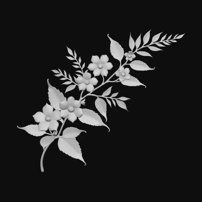 3D model for Blossoming Branch