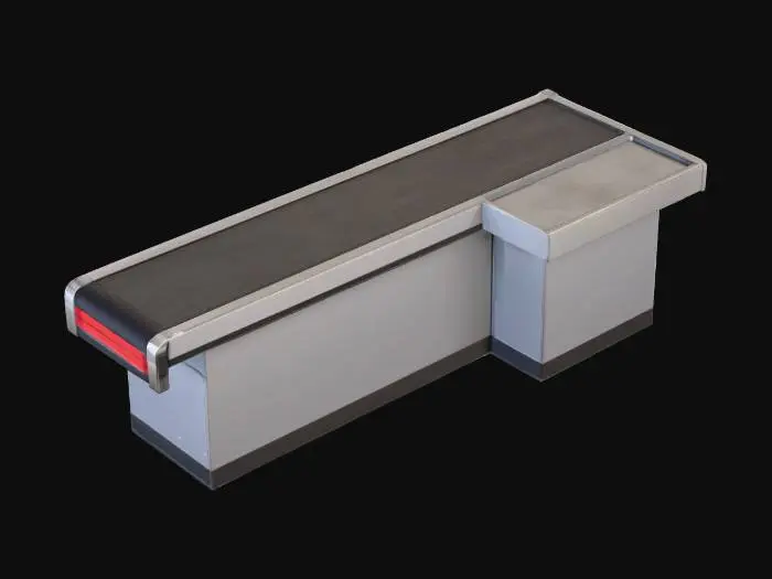 3D model for Checkout Conveyor Belt, #PBR#