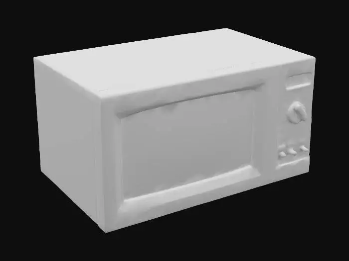 3D model for Vintage Microwave