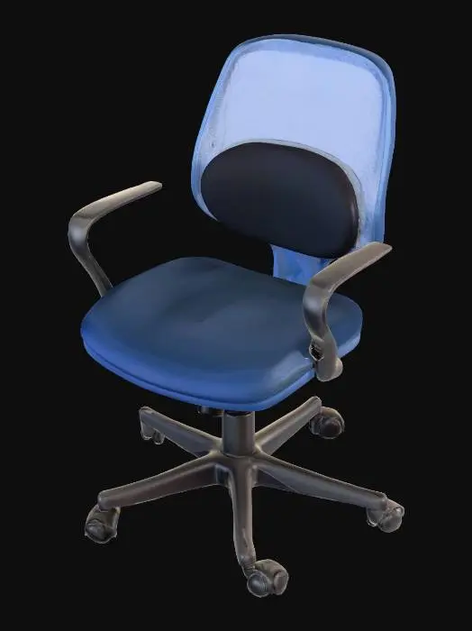 3D model for Blue Office Chair