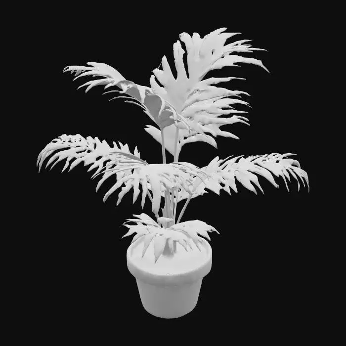 3D model for Potted Elegance, #PBR#