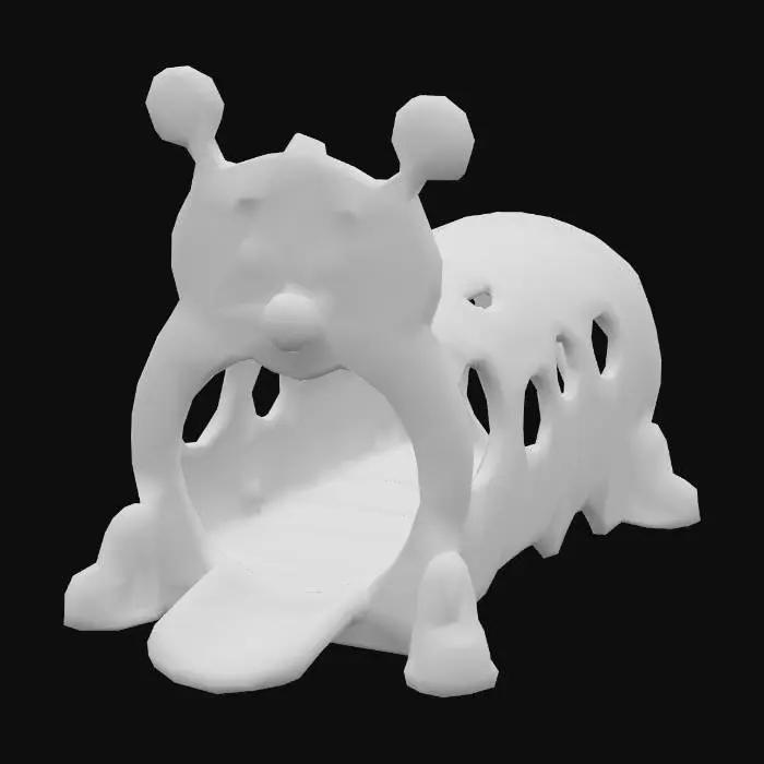 3D model for Caterpillar Playground Tunnel, #PBR#