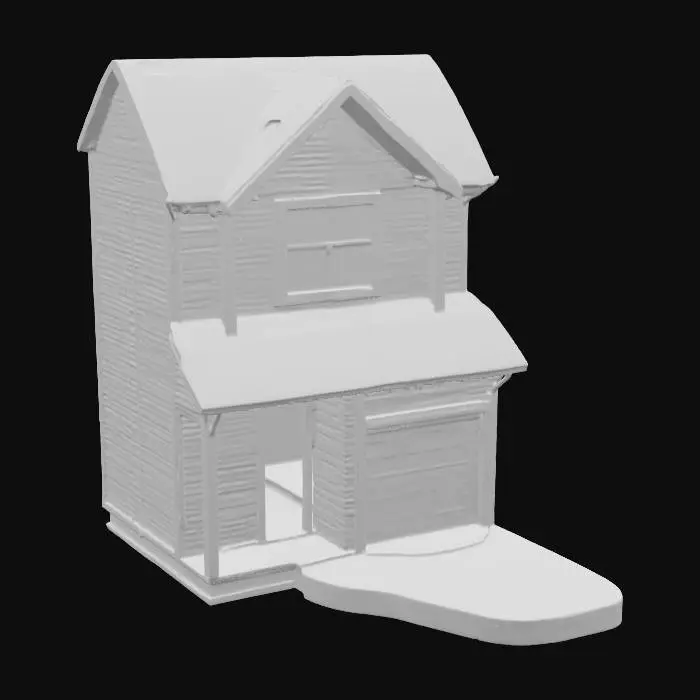 3D model for Suburban Serenity, #PBR#