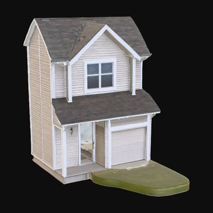 3D model for Suburban Serenity, #PBR#