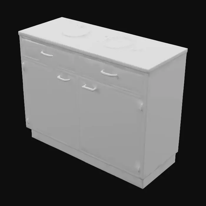 3D model for Messy Kitchen Cabinet