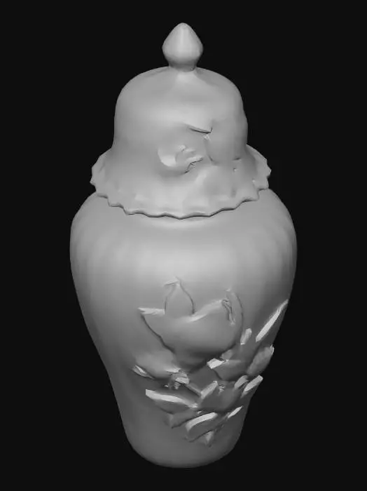 3D model for Floral Elegance Vase