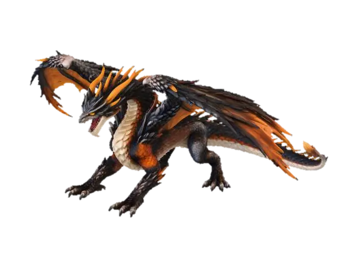 dragon - Serpentine 3D model, vytvořený pomocí AI