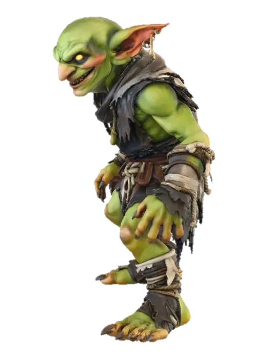 Goblin - Villain-3D-modell, genererad av AI