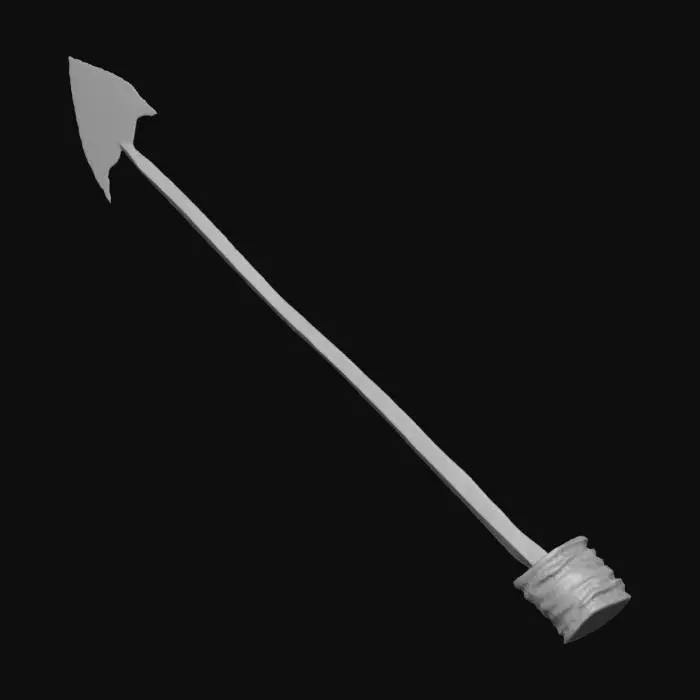 3D model for Flaming Arrow in Space