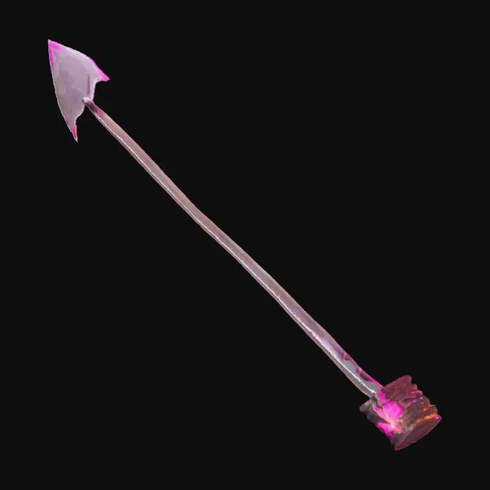 3D model for Flaming Arrow in Space